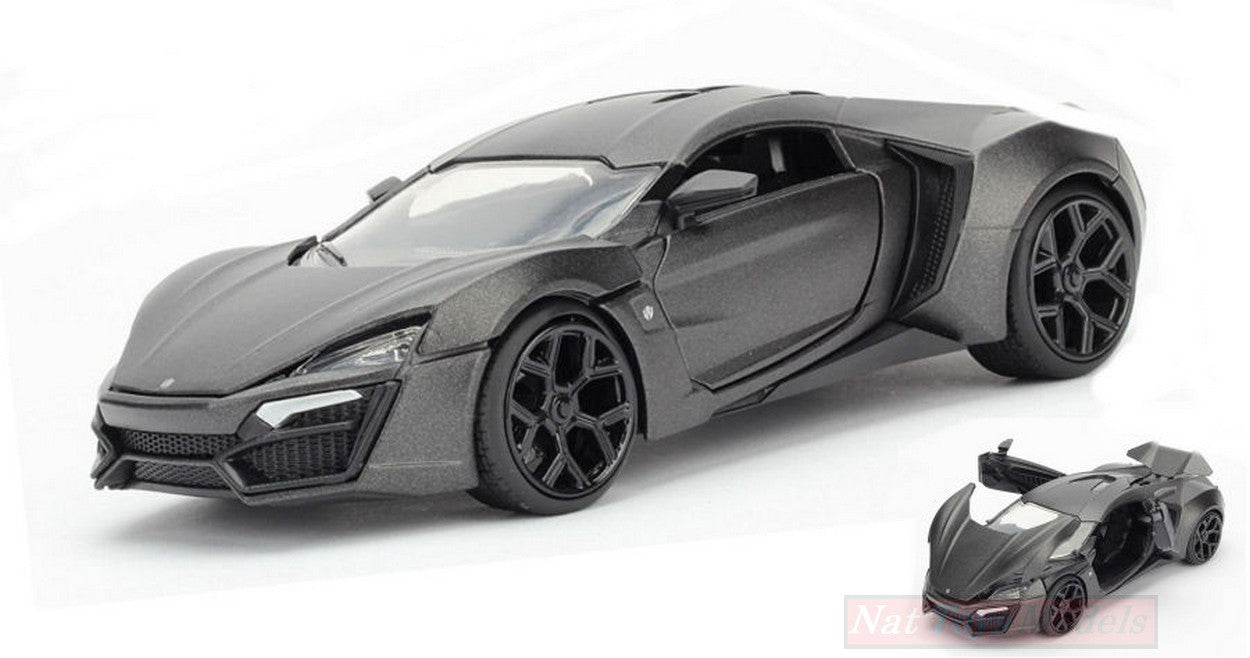 SCALE MODEL COMPATIBLE WITH LYKAN HYPERSPORT 2013 SILVERGUN 1:24 JADA TOYS JADA98075