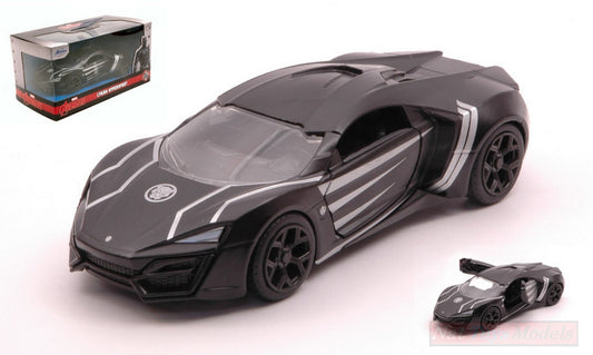 SCALE MODEL COMPATIBLE WITH LYKAN HYPERSPORT BLACK PANTHER 1:32 JADA TOYS JADA30302