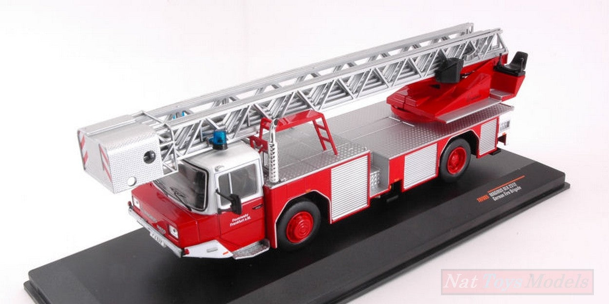 MODELLINO IN SCALA COMPATIBILE CON MAGIRUS DLK 2312 FIRE TRUCK 1:43 IXO MODEL TRF005