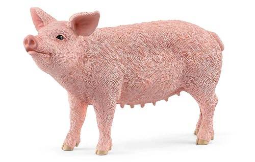 SCALE MODEL COMPATIBLE WITH THE SCHLEICH PIG SCH13933 3D MODEL FIGURES