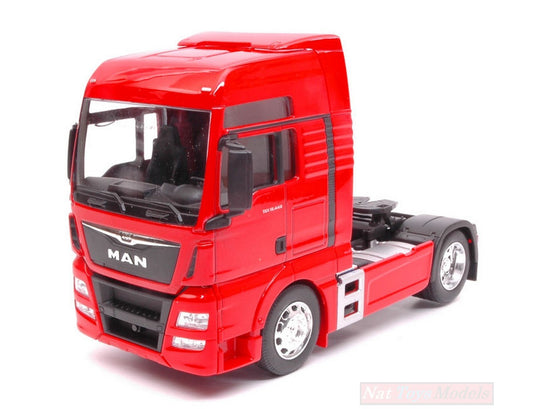 SCALE MODEL COMPATIBLE WITH MAN TGX (4x2) RED 1:32 WELLY WE32650SR