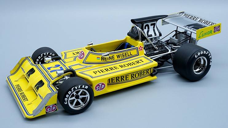 SCALE MODEL COMPATIBLE WITH MARCH FORD 731 N.27 SWEDEN GP 1973 R.WISELL 1:18 TECNOMODEL TMD18289C