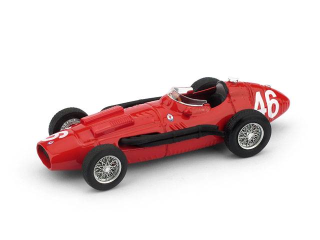 MODELLINO IN SCALA COMPATIBILE CON MASERATI 250F J.BEHRA 1957 N.46 PROVA ITALY GP 1:43 BRUMM BM0223