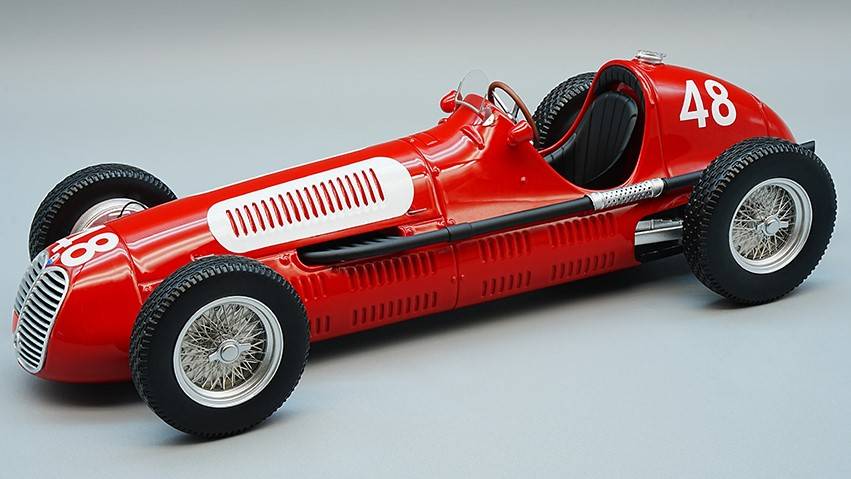 MODELLINO IN SCALA COMPATIBILE CON MASERATI 4 CLT 3rd MONACO GP 1950 LOUIS CHIRON 1:18 TECNOMODEL TMD18181D