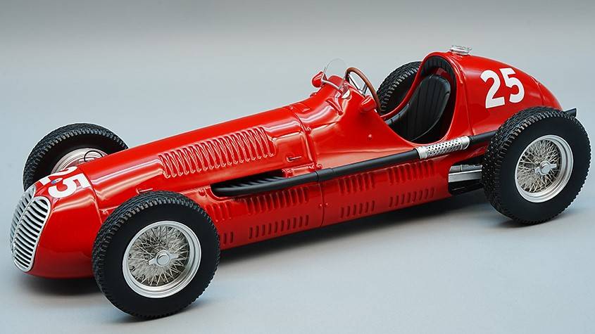 SCALE MODEL COMPATIBLE WITH MASERATI 4 CLT GOODWOOD TROPHY GP 1948 REG PARNELL 1:18 TECNOMODEL TMD18181B