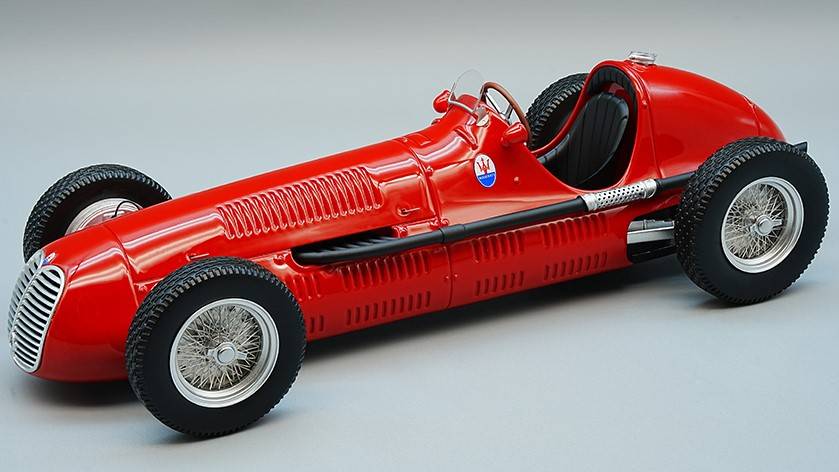 SCALE MODEL COMPATIBLE WITH MASERATI 4 CLT PRESS VERSION RED 1:18 TECNOMODEL TMD18181F