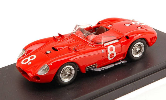 MODELLINO IN SCALA COMPATIBILE CON MASERATI 450 S N.8 RETIRED GP SVEZIA 1957 MOSS-SCHELL 1:43 BANG BG7275