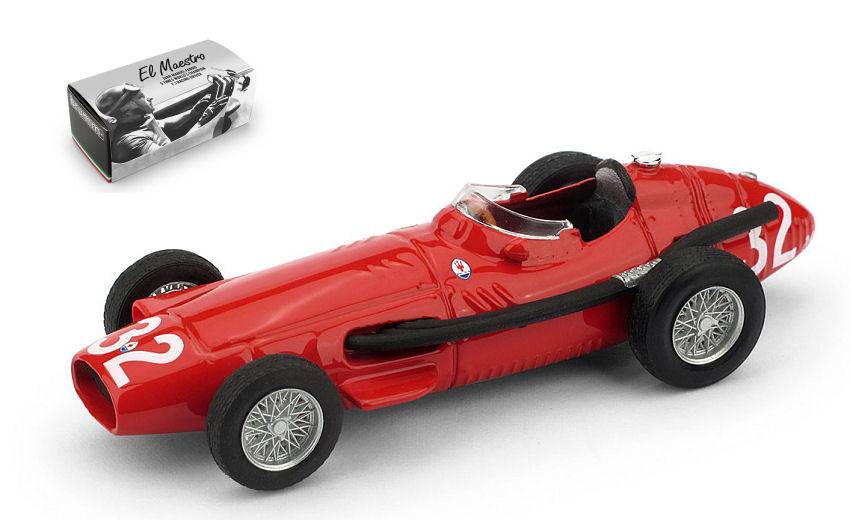 MODELLINO IN SCALA COMPATIBILE CON MASERATI J.M.FANGIO 1957 N.32  MONACO GP 1:43 BRUMM BM0135