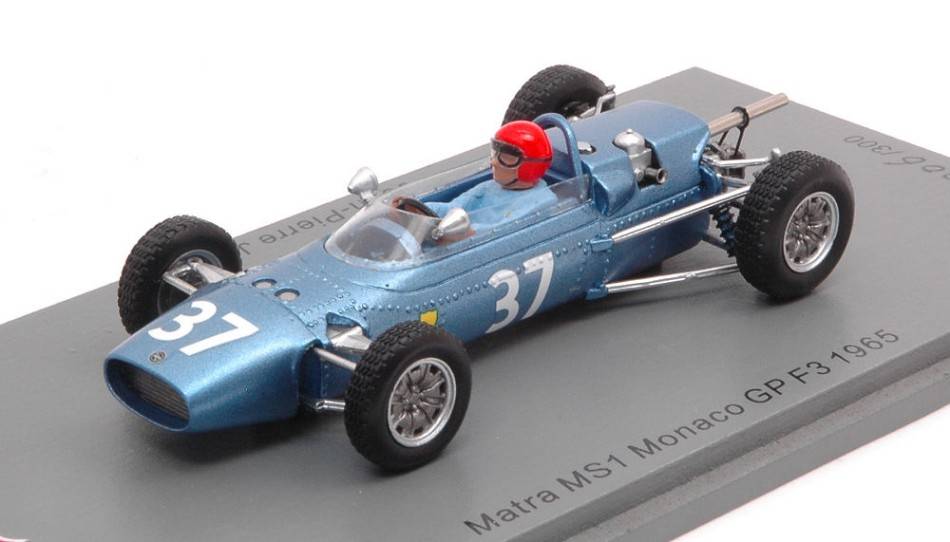 SCALE MODEL COMPATIBLE WITH MATRA MS1 JEAN-PIERRE JAUSSAUD 1965 N.37 MONACO GP F3 1:43 SPARK MODEL SF106