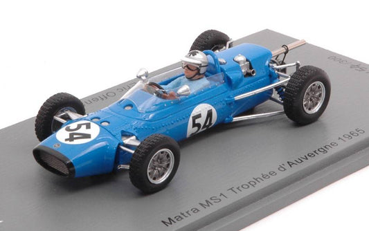 MODELLINO IN SCALA COMPATIBILE CON MATRA MS1 N.54 TROPHEE D'AUVERGNE 1965 ERIC OFFENSTADT 1:43 SPARK MODEL SF107