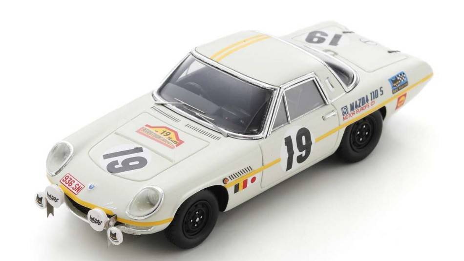 MODELE REDUIT COMPATIBLE AVEC MAZDA 110S N.19 84 H NURBURGRING 1968 DERNIER-DEPREZ-ACKEMANS 1:43 SPARK MODEL S2861