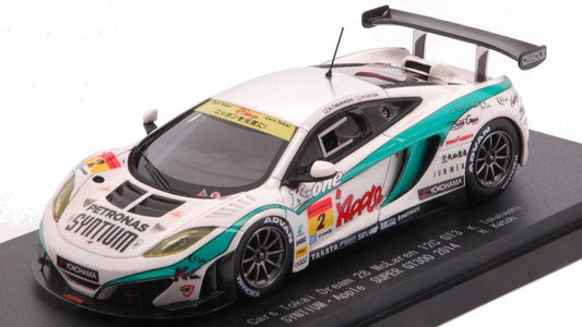 MODELE REDUIT COMPATIBLE AVEC MC LAREN 12C GT3 N.2 SUPER GT300 2014 K.TAKAHASHI-H.KATOH 1:43 EBBRO EB45247