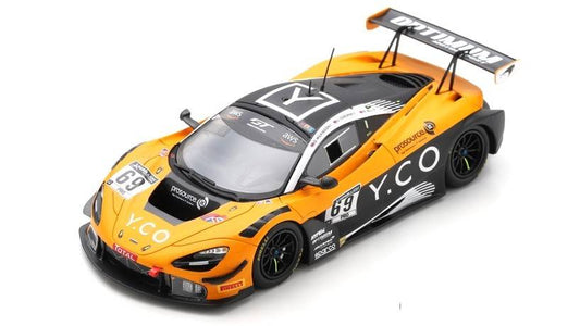 MODELLINO IN SCALA COMPATIBILE CON MC LAREN 720S GT3 N.69 24 H SPA 2020 WILKINSON-OSBORNE-BELL 1:43 SPARK MODEL SB405