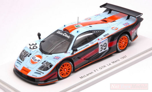 MODELLINO IN SCALA COMPATIBILE CON MC LAREN F1 GTR N.39 DNF LM 1997 R.BELLM-A.GILBERT SCOTT-M.SEKIYA 1:43 SPARK MODEL S5082