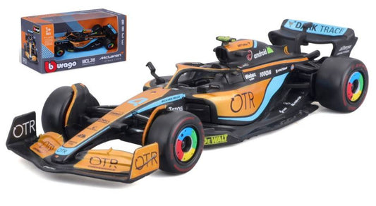 MODÈLE RÉDUIT COMPATIBLE AVEC MC LAren MCL 36 N.4 LANDO NORRIS 2022 1:43 BURAGO BU38063N