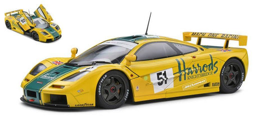 MODELLINO IN SCALA COMPATIBILE CON MCLAREN F1 GTR N.51 SHORT TAIL 24H LE MANS 1995 WALLACE/BELL/BELL 1:18 SOLIDO SL1804105