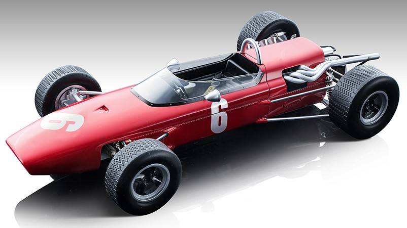 MODELLINO IN SCALA COMPATIBILE CON MCLAREN M4A F2 N.6 NURBURGRING 1967 BRUCE MCLAREN 1:18 TECNOMODEL TMD18264D