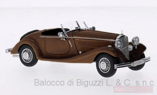 MODELE REDUIT COMPATIBLE AVEC MERCEDES 290 ROADMASTER W18 1937 BRUN FONCÉ 1:43 NEO SCALE MODELS NEO45013