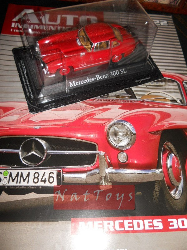 publishing model Mercedes 300 SL 1954 RBA Auto Undimenticabili +file 1:43