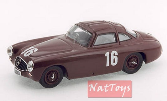 SCALE MODEL COMPATIBLE WITH MERCEDES 300 SL COUPE N.16 ACCIDENT GP BERN 1952 R.CARACCIOLA 1:43 BANG BG7240