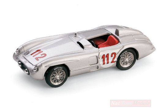 SCALE MODEL COMPATIBLE WITH MERCEDES 300 SLR N.112 2nd TARGA FLORIO 1955 JMFANGIO-K.KLING 1:43 BRUMM BM0189