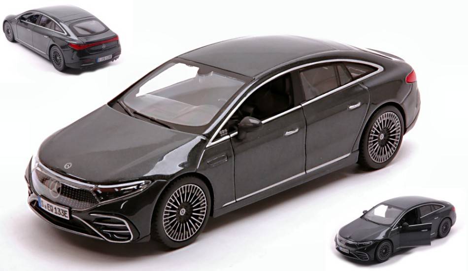 MODELE REDUIT COMPATIBLE AVEC MERCEDES EQ EQS SEDAN 2022 NOIR 1:24 MAISTO MI32902G