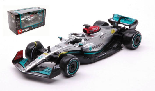 MODELE REDUIT COMPATIBLE AVEC MERCEDES F1 W13E N.44 2022 LEWIS HAMILTON 1:43 BURAGO BU38065H