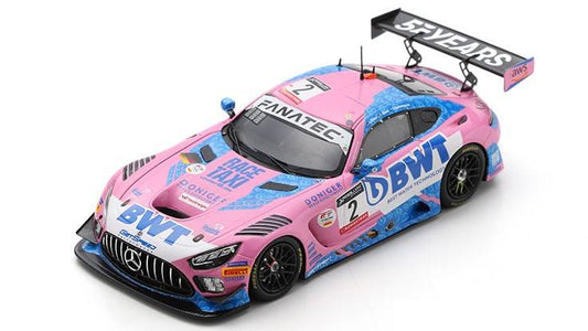 MODELLINO IN SCALA COMPATIBILE CON MERCEDES GT3 N.2 2nd 24 H SPA 2022 STOLZ-SCHOTHORST-GOTZ 1:43 SPARK MODEL SB501