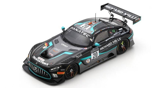 MODELLINO IN SCALA COMPATIBILE CON MERCEDES GT3 N.20 24 H SPA 2021 PIERBURG-KURTZ-BRAUN-BAUMANN 1:43 SPARK MODEL SB450