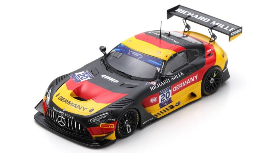 MODELLINO IN SCALA COMPATIBILE CON MERCEDES GT3 N.20 FIA GT SPRINT 2022 LUCA STOLZ 1:43 SPARK MODEL S6325