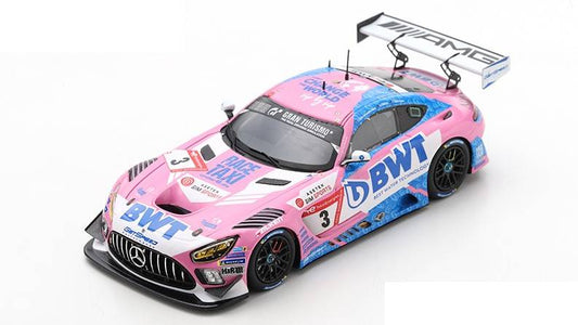 MODELLINO IN SCALA COMPATIBILE CON MERCEDES GT3 N.3 2nd 24 H NURBURGRING 2022 GOTZ-SCHILLER-CHRISTODOULOU SPARK MODEL SG840