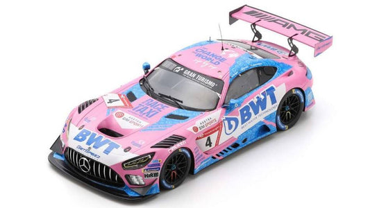 MODELLINO IN SCALA COMPATIBILE CON MERCEDES GT3 N.4 3rd 24 H NURBURGRING 2022 ENGEL-GOUNON-JUNCADELLA 1:18 SPARK MODEL 18SG059