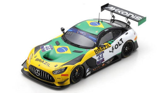 MODELLINO IN SCALA COMPATIBILE CON MERCEDES GT3 N.44 FIA GT SPRINT 2022 BRUNO BAPTISTA 1:43 SPARK MODEL S6327