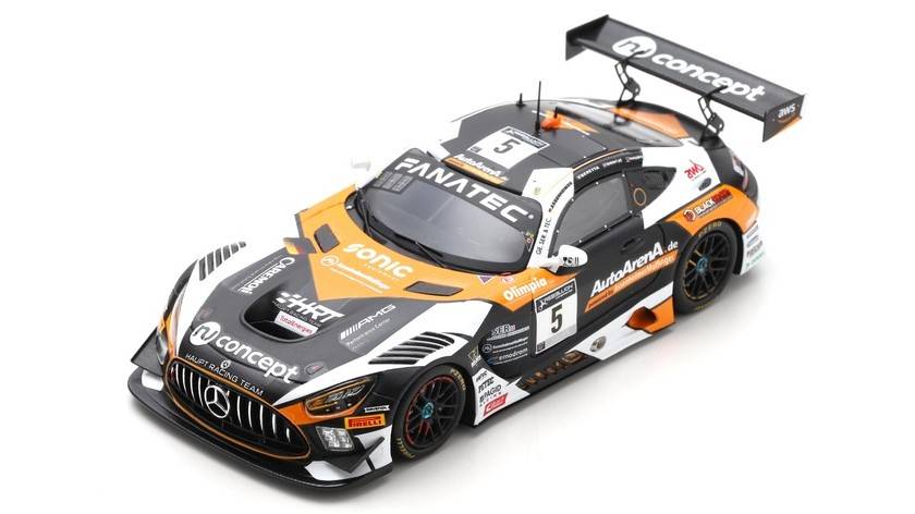 SCALE MODEL COMPATIBLE WITH MERCEDES GT3 N.5 24 H SPA 2021 BERETTA-HAUPT-DONTJE-ASSENHEIMER 1:43 SPARK MODEL SB476