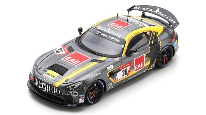 MODELLINO IN SCALA COMPATIBILE CON MERCEDES GT4 N.38 24 H NURBURGRING 2020 KAYA-RENGER-VIDAS-STURSBERG 1:43 SPARK MODEL SG698