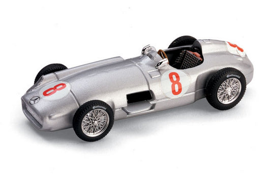 SCALE MODEL COMPATIBLE WITH MERCEDES JMFANGIO 1955 N.8 WINNER DUTCH GP WORLD CHAMPION 1:43 BRUMM BM0072