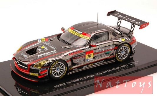 SCALE MODEL COMPATIBLE WITH MERCEDES SLS N.10 20th SGT300 2013 T.TANAKA-M.UEDA 1:43 EBBRO EB44928