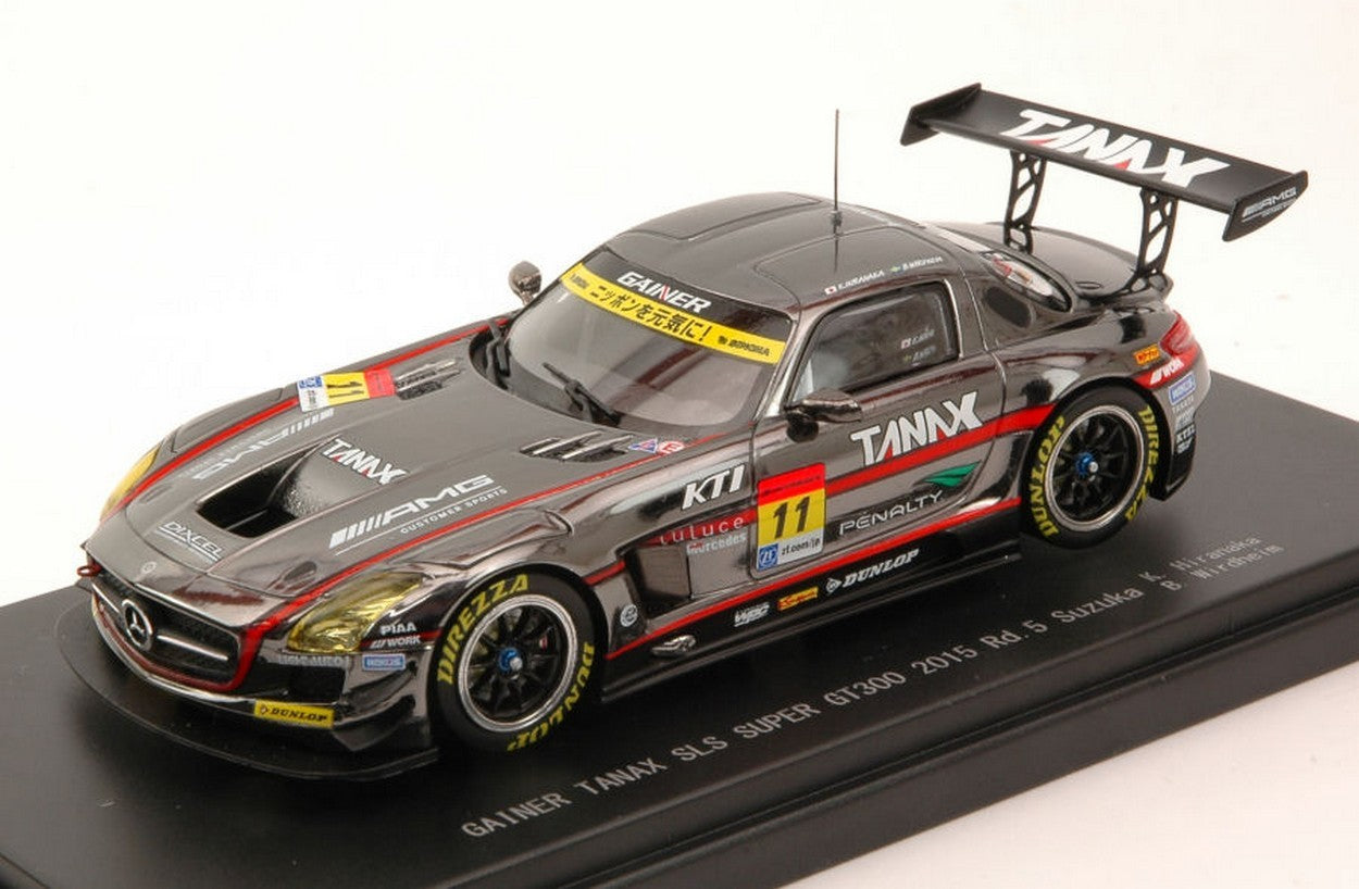 SCALE MODEL COMPATIBLE WITH MERCEDES SLS N.11 SGT300 SUZUKA 2015 K.HIRANAKA-B.WIRDHEIM 1:43 EBBRO EB45340