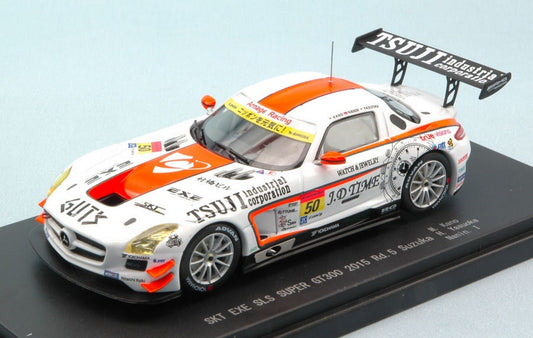 SCALE MODEL COMPATIBLE WITH MERCEDES SLS N.50 ACCIDENT 1000 KM SUZUKA 2015 KANO-NANIN-YASUOKA 1:43 EBBRO EB45287