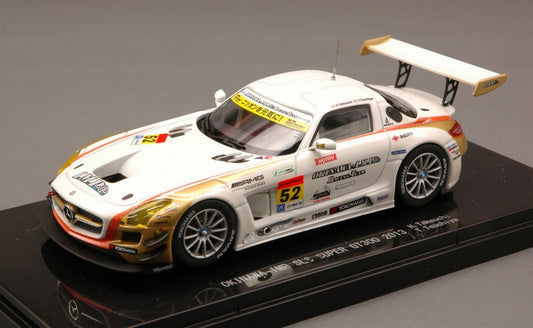 SCALE MODEL COMPATIBLE WITH MERCEDES SLS N.52 5th SGT300 2013 H.TAKEUCHI-T.TSUCHIYA 1:43 EBBRO EB44938