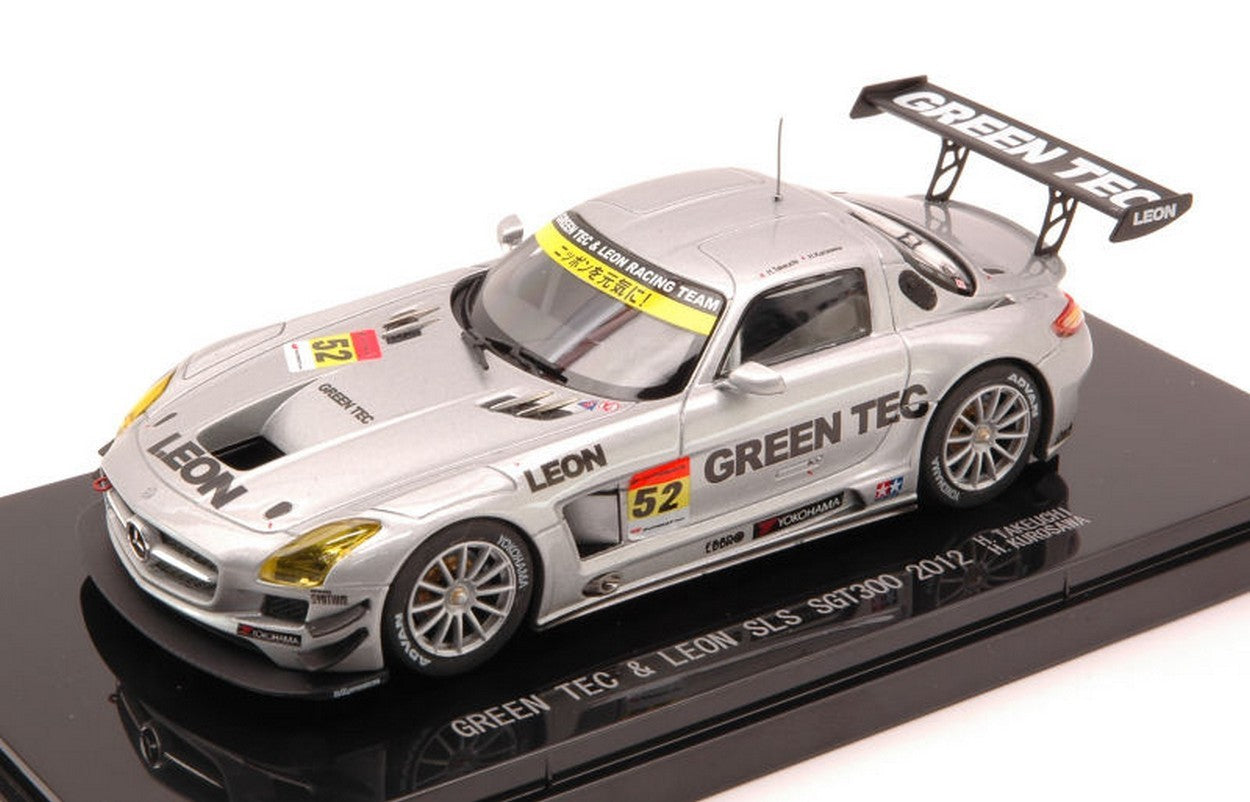 SCALE MODEL COMPATIBLE WITH MERCEDES SLS N.52 SUPER GT500 2012 TAKEUCHI-KUROSAWA 1:43 EBBRO EB44747