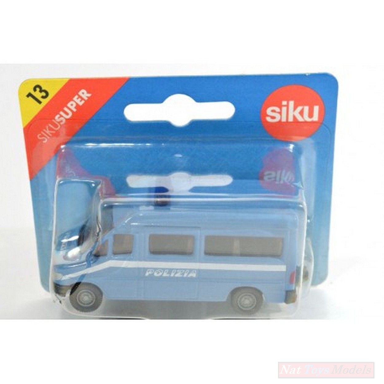 SCALE MODEL COMPATIBLE WITH Mercedes Sprinter Police cm. 8 SIKU SK1323I