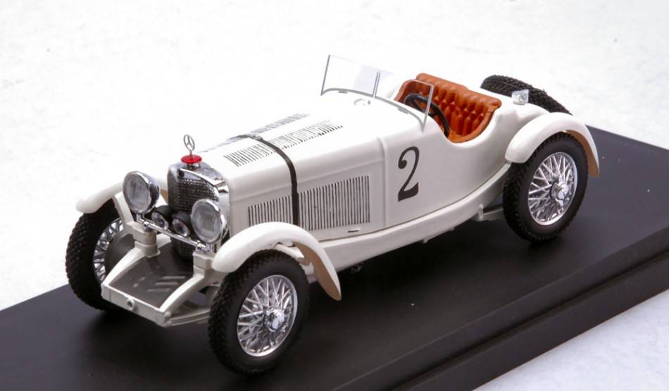 MODELLINO IN SCALA COMPATIBILE CON MERCEDES SSK N.2 WINNER 24 H SPA 1931 ZEHENDER-DJORDJADZE 1:43 RIO RI4706