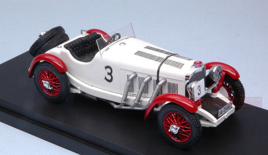 MODELLINO IN SCALA COMPATIBILE CON MERCEDES SSK N.3 WINNER IRISH GP EIREANN CUP 1930 R.CARACCIOLA 1:43 RIO RI4552