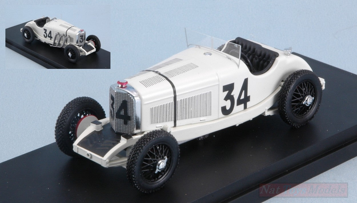 MODELLINO IN SCALA COMPATIBILE CON MERCEDES SSK R.CARACCIOLA 1929 N.34 3rd MONACO GP 1:43 RIO RI4598