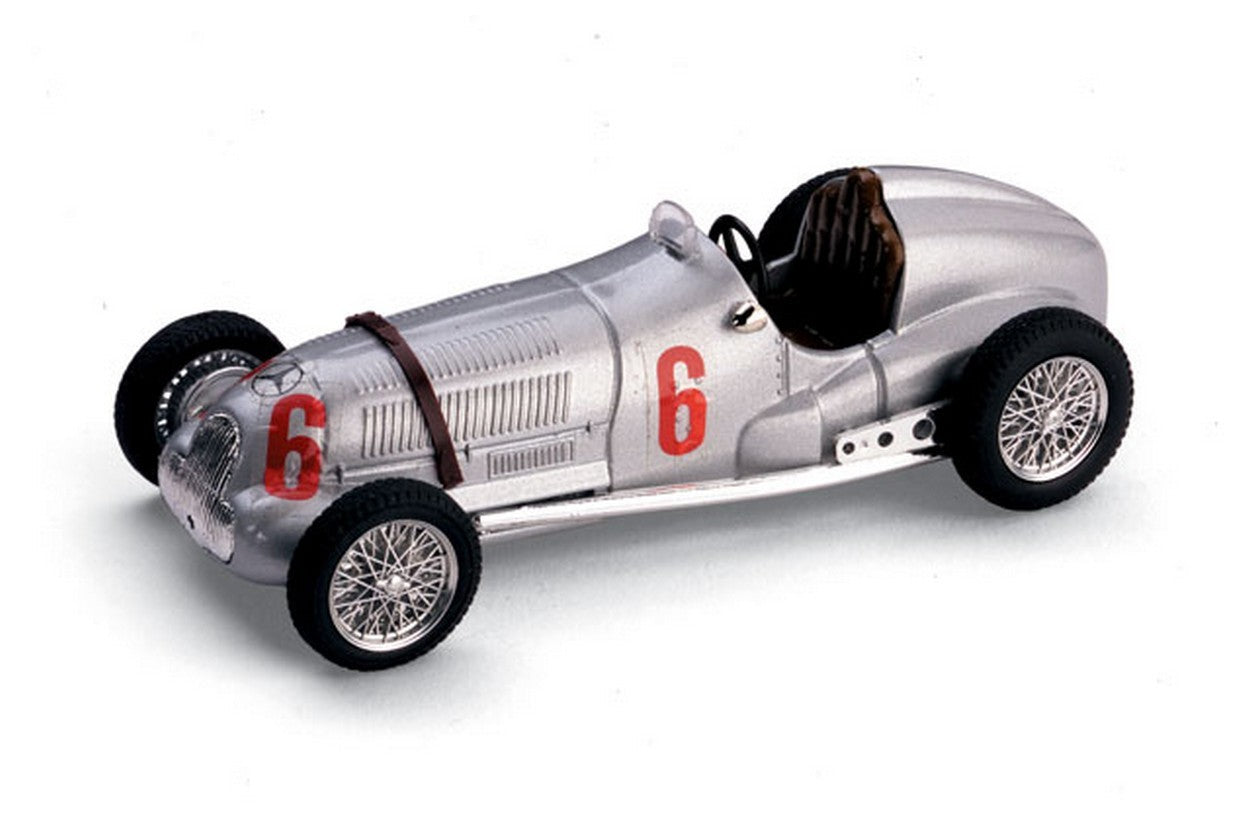 SCALE MODEL COMPATIBLE WITH MERCEDES W 125 H.LANG 1937 N.6 2nd ITALIAN GRAND PRIX (LIVORNO) 1:43 BRUMM BM0070