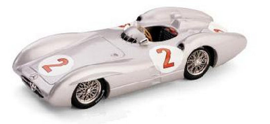 MODELLINO IN SCALA COMPATIBILE CON MERCEDES W 196 C K.KING 1954 GR.BRITAIN GP N.2 1:43 BRUMM BM0325B