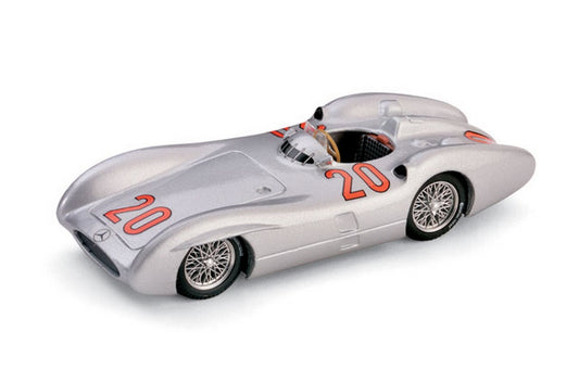 SCALE MODEL COMPATIBLE WITH MERCEDES W 196 K.KLING 1954 N.22 2nd FRANCE GP 1:43 BRUMM BM0280B