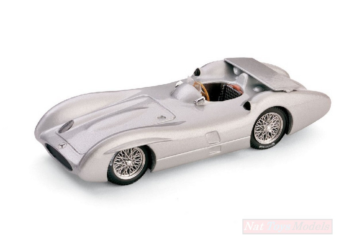 MODELLINO IN SCALA COMPATIBILE CON MERCEDES W196C MONZA ANELLO ALTA VELOCITA' 1955 STIRLING MOSS 1:43 BRUMM BM0281