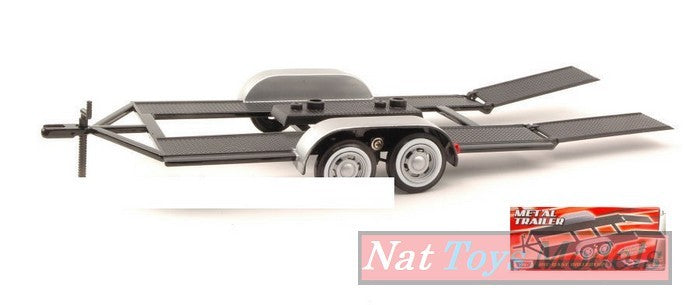 MODELLINO IN SCALA COMPATIBILE CON METAL TRAILER FOR 1:24 MOTORMAX MTM76001